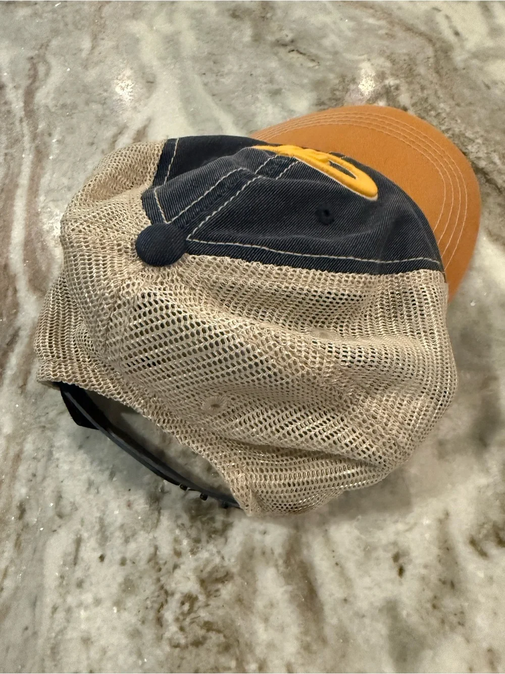 Top of the World Kids GT Embroidered Mesh Cap - Navy, Gold & Tan
